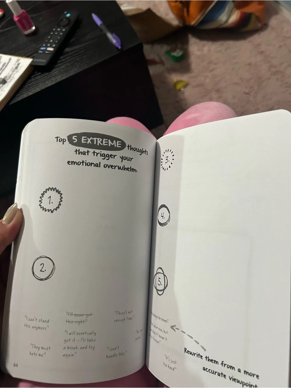 Put Your Feelings Here — Black & Orange DBT Journal